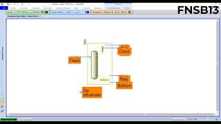 Aspen Hysys 121 Distillation Tower  DeEthanizer [upl. by Nyrem]