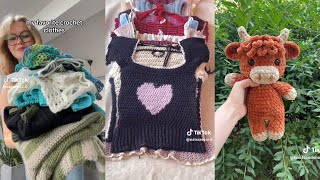 Crochet TikTok Compilation 21  Viral Crochet Inspo amp Ideas amp Hacks [upl. by Drahser]