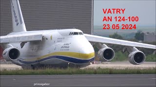 ANTONOV 124  VATRY  23 05 2024 UR82007 [upl. by Nohsar510]