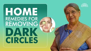 Say Goodbye to Dark Circles 5 DIY Home Remedies  Get Rid of Dark Circles  Dr Hansaji [upl. by Aicatsue]