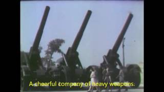 Soviet color newsreel of captured German weapons English Subtitles [upl. by Enirehs929]