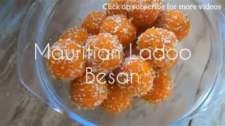 Mauritian Ladoo Besan  Quick And Easy Recipe [upl. by Ariayek]