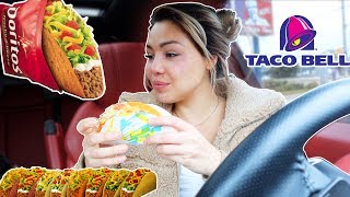 TACO BELL MUKBANG WITH MY BOYFRIEND EMOTIONAL 먹방 [upl. by Atinoj]