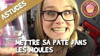 Comment mettre sa pâte facilement dans les moules [upl. by Arad100]