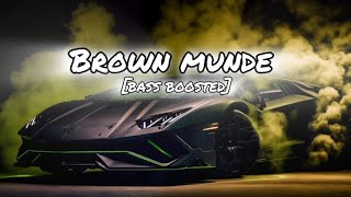 quotBROWN MUNDEquot Bass Boosted Extreme ☢️ 1000watt 8D Audio 4K bassboosted [upl. by Rumery]