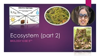 EcosystemAbioticComponentsSymbiosisParasitismPredationICSE8thBiology [upl. by Zeena]