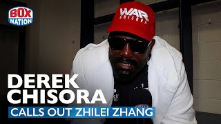 Derek Chisora Emotional Reaction To Joe Joyce Win [upl. by Makell]