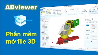 ABviewer  Phần mềm mở file 3D Parasolid IGS STEP SolidWorks Inventor DWGDXF [upl. by Genevieve552]