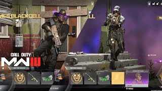 Operator Rick Grimes VS LASWELL Battle Pass Blackcell Skins Modern Warfare 3 Season 2 [upl. by Eed]