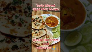 How to make Naan without tandoor No Yeast No Tandoor No oven Naan Recipe sortsfoodcookingtrend [upl. by Leatri]