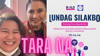 TARA NA SA LUNDAG SILAKBO KASAMA SI ATTY LENI ROBREDOlabangtotooikawatakofakenewsdisinformation [upl. by Hau]