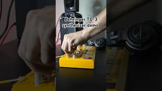 Behringer TD3 synthesizer demo shorts synthesizer [upl. by Oilasor]