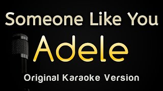 Someone Like You  Adele Karaoke Songs With Lyrics [upl. by Christi]