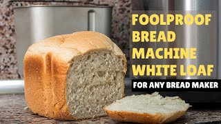 How To Make Fluffy White Bread In A Bread Machine Super Simple Recipe [upl. by Rochelle198]