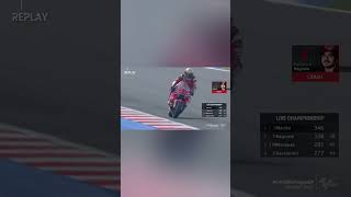 Motogp emilia romagna 2024 pecco bagnaia crash enea bastianini raih kemenangan 100 ducati Marques [upl. by Aitnis]