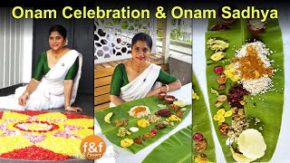 Onam celebration amp Onam Sadhya  Onam special Traditional Kerala food at The Tribal Cafe Bangalore [upl. by Garey]