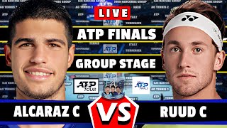 🔴LIVE Alcaraz C vs Ruud C • Nitto ATP Finals Group Stage groupstage tennis atp Alcaraz Ruud [upl. by Romito]