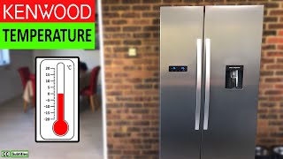 How to change temperature on Kenwood American Style Fridge Freezer [upl. by Aniled]