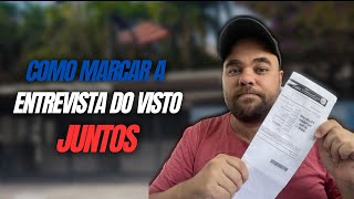 Como agendar o visto americano juntos  Visto em família [upl. by Traver]