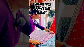 Belt lehenga lehengablousefashioninstagramsewingstitchdiychallangemeeshotrendingdesigner [upl. by Earej333]