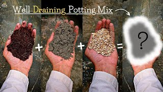 How to make a Well Draining Potting Mix for Plants 7 Soil Amendments [upl. by Parshall]