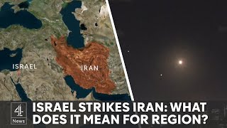 Israel launches retaliatory airstrikes on Iran [upl. by Hailey]