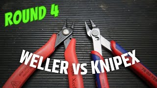 FlushCutter FaceOff Round 4 Weller Xcelite Vs Knipex  Flushcut Pliers Showdown amp Tool Review [upl. by Maria416]