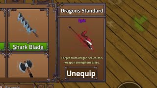 Playing King Legacy 2  I got a new weapon called Dragons standard [upl. by Mikael]