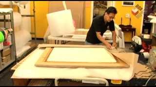 How To Pack A Large Painting [upl. by Zildjian]