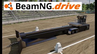 Beamng New Tractor Pulling Sled Mod [upl. by Etnaihc]