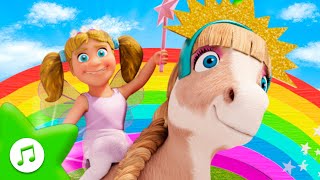 Mi Unicornio 🦄 Percherón 👨🏻‍🌾 Canciones Infantiles 👨🏻‍🌾 LA GRANJA DE ZENÓN  El Reino Infantil [upl. by Aliuqehs]