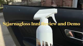 Stjarnagloss Inni interior cleaner first use review [upl. by Kusin]