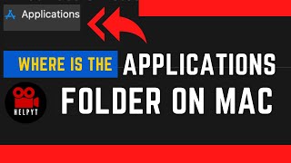 Where is the Applications Folder on a Mac Quick amp Easy Guide to Finding the Installed Apps on macOS [upl. by Hendrix]