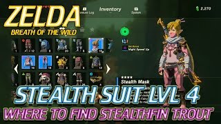 Zelda Breath of the Wild  Where to find stealthfin trout [upl. by Ariana]