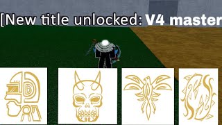 jai v4 les 4 meilleures races de blox fruit film [upl. by Clyde211]