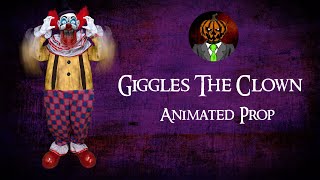 Giggles The Clown Animated Prop Demo  PartyHalloween CityTekky 2021 Animatronic 🤡 [upl. by Zebulon]