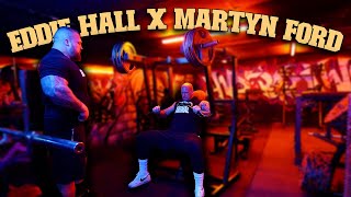 Eddie Hall Martyn Ford Full Chest Press Gym Session [upl. by Danica948]