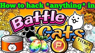 v130 How to get infinite Catfood XP and everything in The Battle Cats using BCSFE Save Editing [upl. by Darsie897]