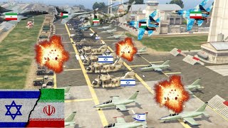 Israeli Soldiers amp Helicopters Attacks on Iranian Army but got Badly Defeated GTA5 [upl. by Niwdla]