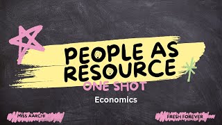 One shot  People as resource [upl. by Haduhey]