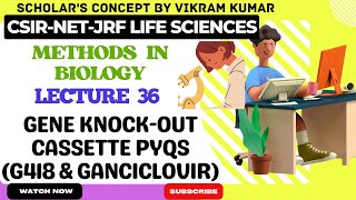 Gene Knockout Cassette PYQs G418 amp Ganciclovir  Methods in Biology [upl. by Pietrek215]