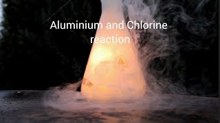 Aluminium and Chlorine reaction [upl. by Leaper]