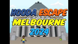 Hooda Escape Melbourne 2024  Walkthrough  Hints  Cheats [upl. by Longley]