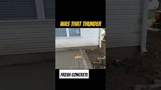 Concrete Catastrophe pouring in a Thunder Storm wtfmoment [upl. by Assirok]