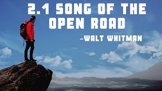 Song of the Open Road  2 1  Walt Whitman  HSC poem [upl. by Jenna]