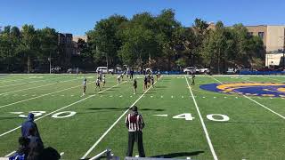 Chicago Academy vs Roosevelt Flag Football [upl. by Ynnavoj597]