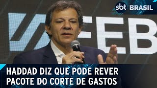 Haddad diz que pacote de corte de gastos quotnão é bala de prataquot  SBT Brasil 291124 [upl. by Nodnil314]