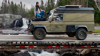 Epic Waterfall Truck Camping in Newfoundland [upl. by Heinrike]