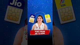 How to port Jio sim to BSNL sim⚡ [upl. by Trawets223]