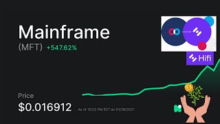 Altcoin Super Gem 2021  MFT Mainframe Now HiFi Finance  Low Value Super Coin [upl. by Windham]